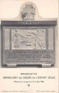 plaque commémorative gabrielle petit plaque commémorative Gabrielle Petit