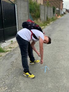 Marche parrainée 2022 de l'école fondamentale Sainte-Gertrude à Brugelette