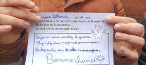 20231111e Carte du 11 novembre remplie